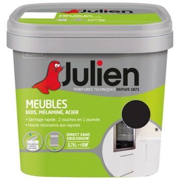 Peinture Meubles 75 ml Satin - Noir