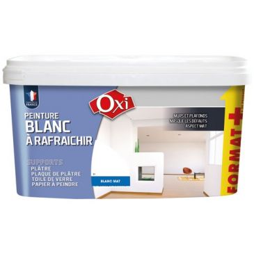 Peinture murs et plafonds à rafraîchir 3 L blanc mat