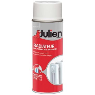 Bombe peinture radiateur 400 ml Satin - Blanc