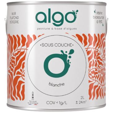 Peinture sous-couche écologique 0,5 L Mat - Blanc
