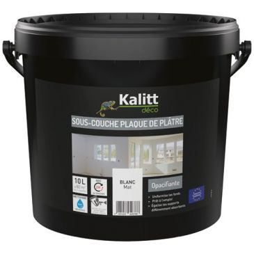 Peinture sous-couche Plaque de plâtre 10 L Mat - Blanc
