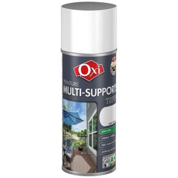 Bombe peinture Satin Multi-supports 400 ml Top 3+ - Jaune Sécurité