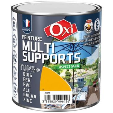 Peinture Satin Multi-supports 0.5 L Top 3+ - Jaune