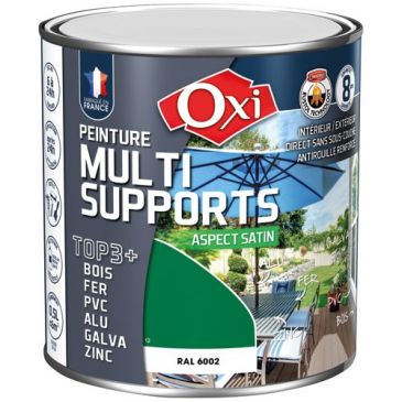 Peinture Satin Multi-supports 0.5 L Top 3+ - Vert Jardin