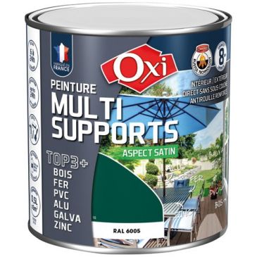 Peinture Satin Multi-supports 0.5 L Top 3+ - Vert Mousse