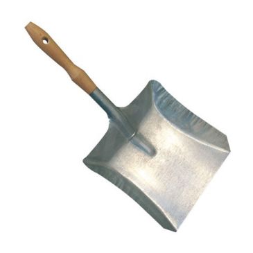 Pelle poussière métal galvanisé + manche bois épaisseur 08mm
