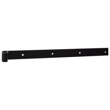 Penture bout droit - D14 - L : 300 mm - 30 x 4 mm - noir