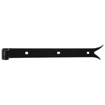 Penture bout queue de carpe - D16 - L : 800 mm - 40 x 5 mm - noir
