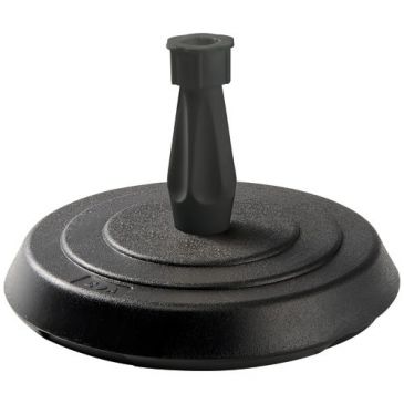 Pied de parasol béton rond 14kg gris foncé