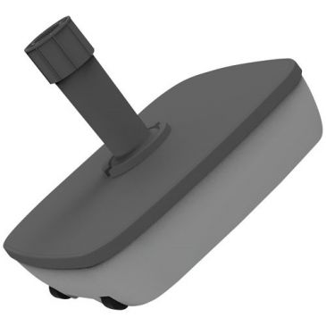 Pied de parasol carré 25l à remplir gris béton