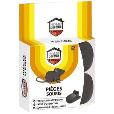 Piège crocodile pour souris x 2