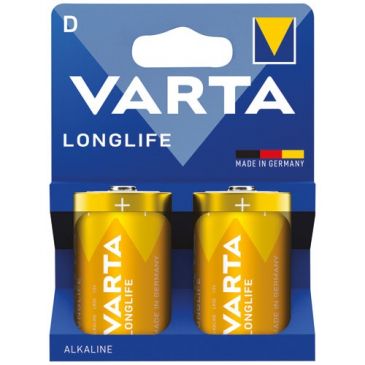 Pile alcaline Longlife LR20/D blister de 2
