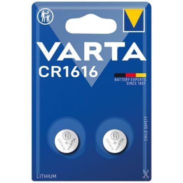 Pile bouton - Lithium - CR1616 - lot de 2
