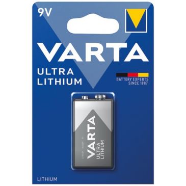 Pile cylindrique - Ultra Lithium - 9V - lot de 1 