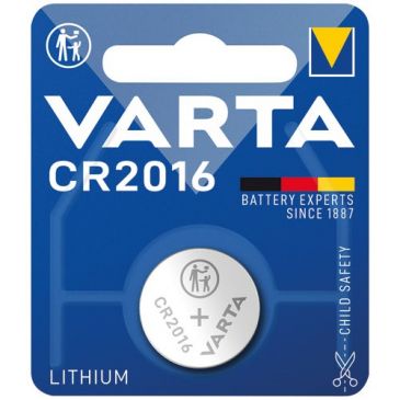 PILE LITHIUM BOUTON CR2016 BLISTER DE 1