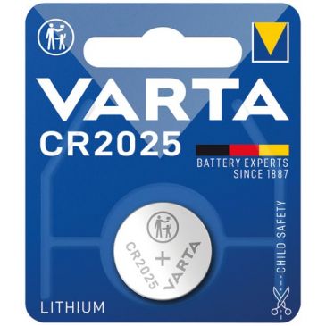 PILE LITHIUM BOUTON CR2025 BLISTER DE 1