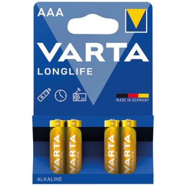 Pile alcaline - Longlife - AAA / LR03 - lot de 4