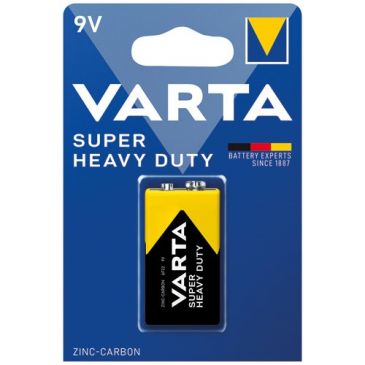 Pile saline - Super Heavy Duty - 6F22 - 9V - lot de 1