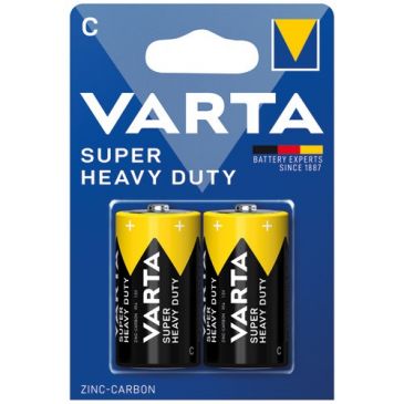 Pile saline - Super Heavy Duty - C / R14 - lot de 2