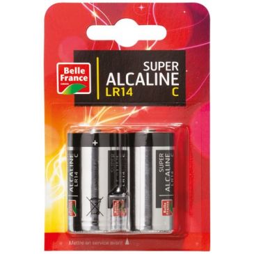 Pile super alcaline LR14 C X 2 BF blister