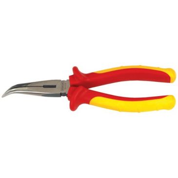 Pince a becs 1/2 ronds longs coudes 200mm isolee 1000v
