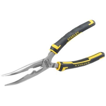 Pince a becs 1/2 ronds longs coudes 200mm