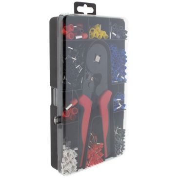 Pince à sertir + lot de 1200 cosses