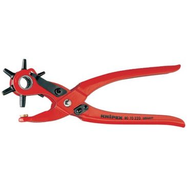 Pince emporte-pièces revolver - 220 mm - rouge