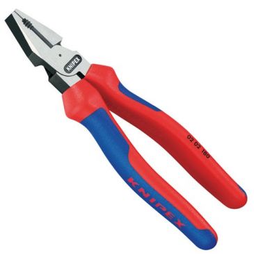 Pince universelle à forte démultiplication - 180 mm  - rouge/bleu