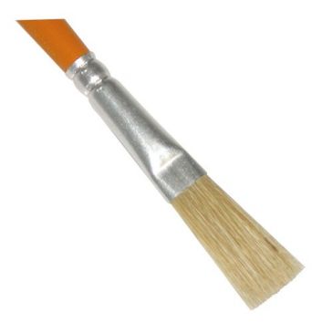 Pinceau raccord pure soie manche bois laqué N°08