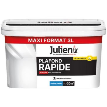 Peinture Plafond Rapide 3 L Mat - Blanc
