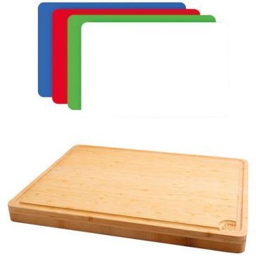 Planche à découper 45 x 35 cm + 4 inserts
