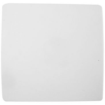 Plaque cache boîte 75x75 vis/griffes diwone blanc
