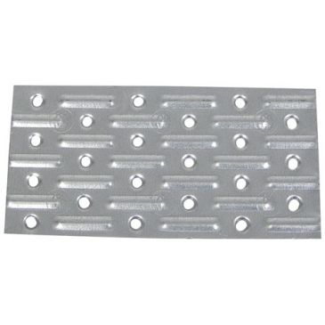 Plaque perforée - L 140 mm - 60 x 2 mm - 21 trous D5 