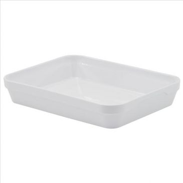 Plat rectangulaire 28 x 21 cm Blanc - Londres