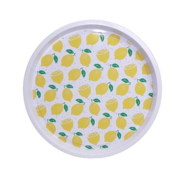 Plateau rond 28 cm - Lemon