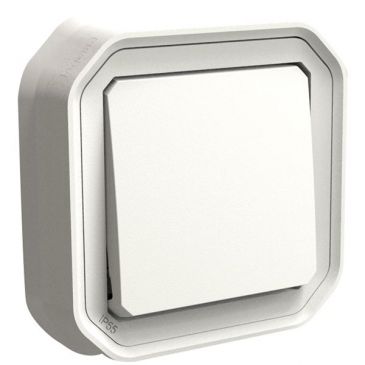 Plexo va et vient encastré blanc complet