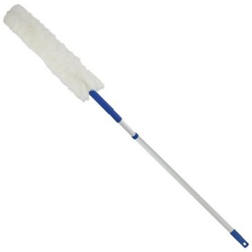 Plumeau microfibre fluffy manche telescopique