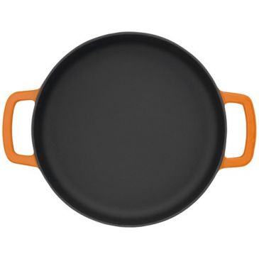Poêle double anse 28 cm Orange - Sous-Chef