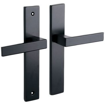 Poignée de porte loft noir sans trou