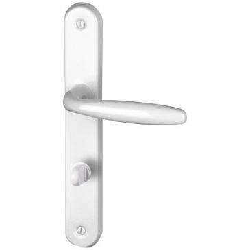 Poignée de porte madison alu blanc condamnation