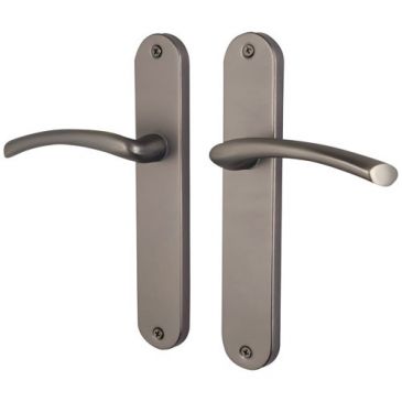 Poignée de porte relief canon de fusil sans trou