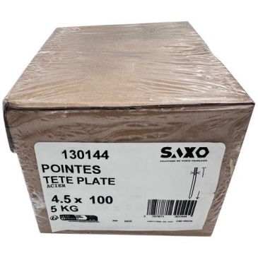 Pointe tete plate 4.5x100mm boite de 5 kg