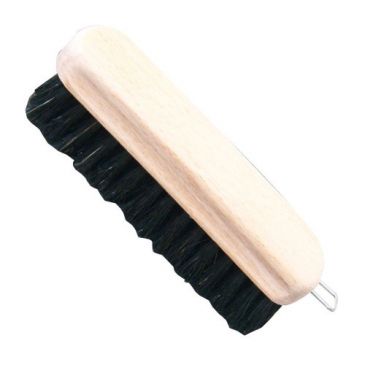 Polissoir chaussure L:135 bois brut écolo fibre soie noire