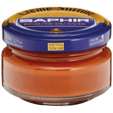 Pommadier pot 50ml cognac clair Saphir