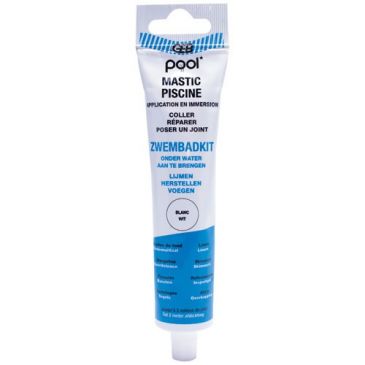 Mastic piscine - Pool - tube - 80 mL - blanc