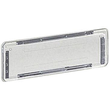 Porte-nom étanche boites aux lettres - L : 100 - H 25 mm