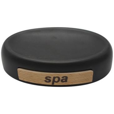 Porte savon céramique Spa noir