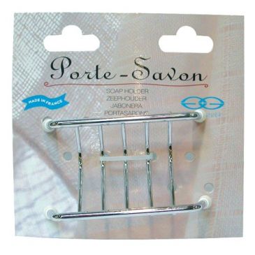 Porte savon grille fil chrome 72101