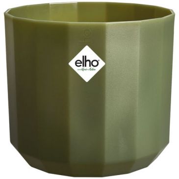 Pot Facet rond d.17 cm vert forêt